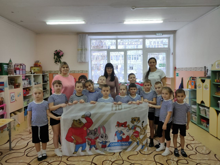 Детский сад «Алые паруса» сдает ГТО!.